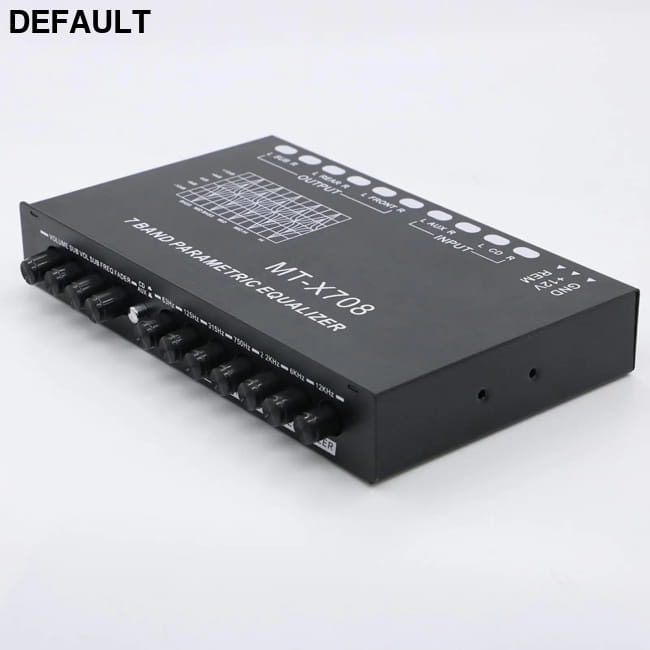 7 Band Parametric Car Audio Equalizer with 12V Amplifier Amplifiers Graphic Equalizers