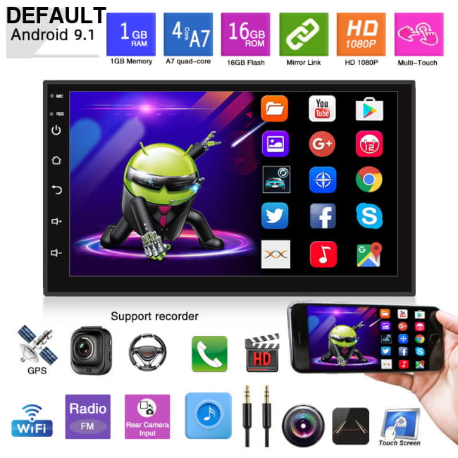 7 inch universal 2 din android touch screen player car video / 16g / 1g DVD GPS Players Best Selling Products