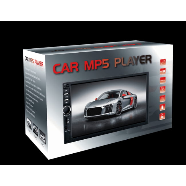 7018b Autoradio 2Din Car Radio 7’’1080P HD Touch Screen Audio Receiver Electronics