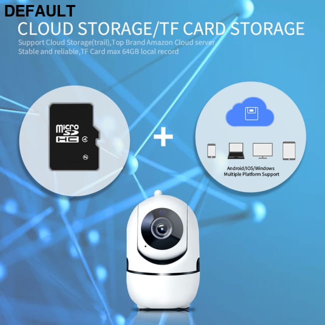 720P Baby Monitor Smart Home Cry Alarm Mini Surveillance China / EU Plug Security Cameras
