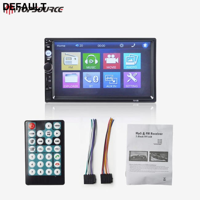 7inch Car Radio Mirror HD Double Din MP5 Player FM Audio Receiver Electronics