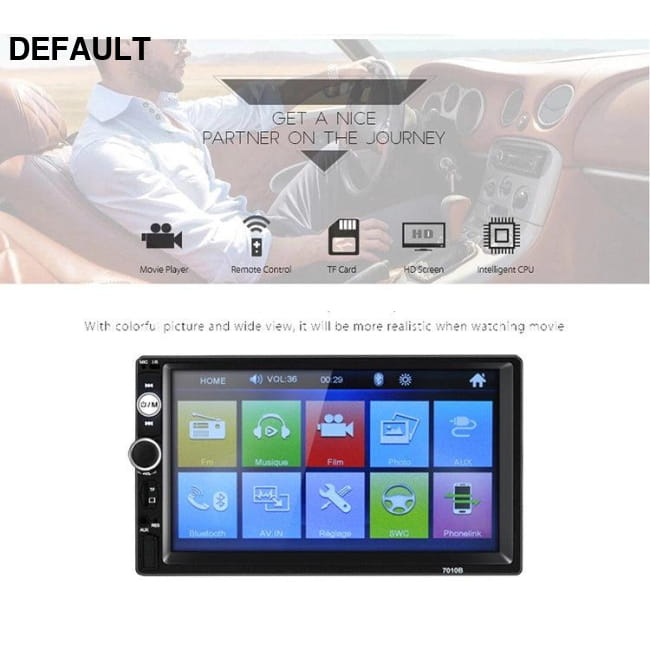 7inch Car Radio Mirror HD Double Din MP5 Player FM Audio Receiver Electronics