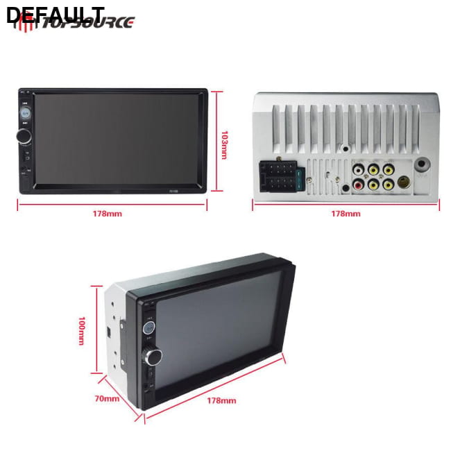 7inch Car Radio Mirror HD Double Din MP5 Player FM Audio Receiver Electronics