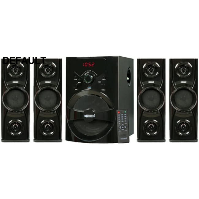8 Inch 4.1 Channel Multimedia Speaker with Bluetooth Aux Audio Input Black / US Home Theater Speakers Systems