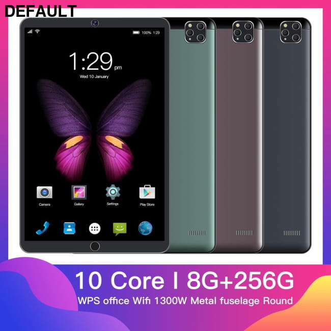 8GB + 256GB Tablet Pc Android 10.0 Portable 10.1 Inch 4G + Tablets Computers