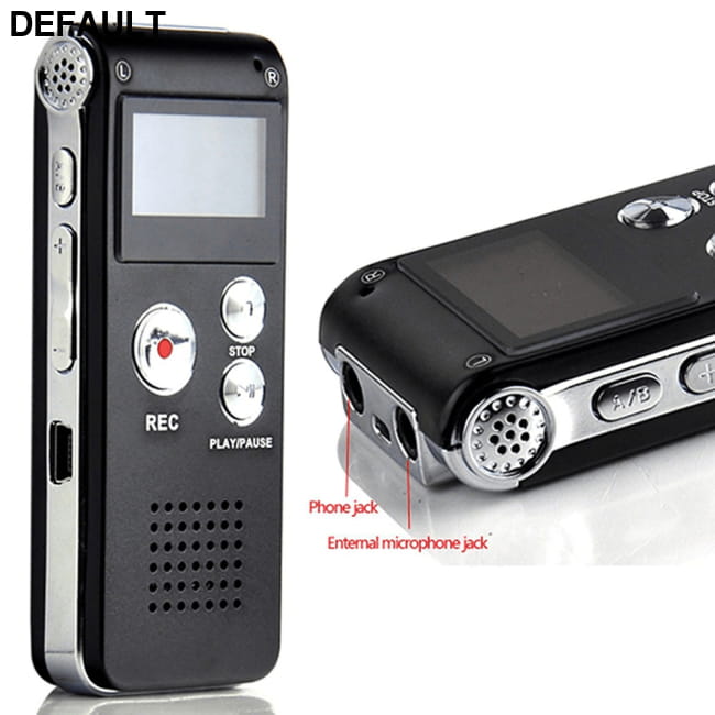 8GB Voice Activated Recorder Lectures Meetings Interviews Digital Electronics