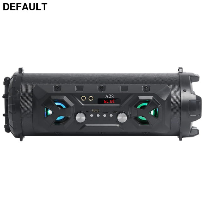 A28 Bluetooth Speaker Outdoor Portable Square Dance Barrel Black Audio Systems System Electronics