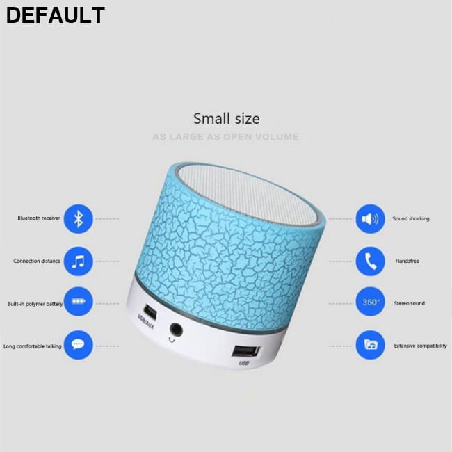 A9 LED Bluetooth Speaker Mini Speakers Hands Free Portable