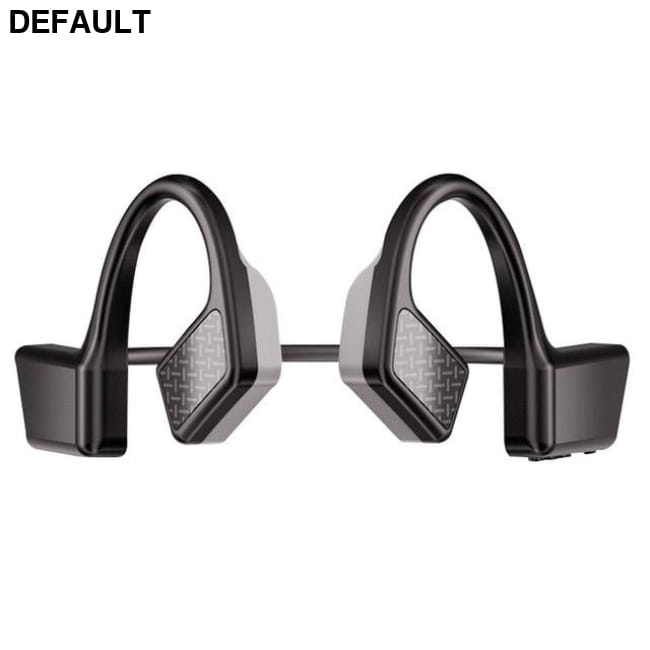 AICNLY Bone Conduction Earphone Wireless Bluetooth Headset Black Headphones Headsets