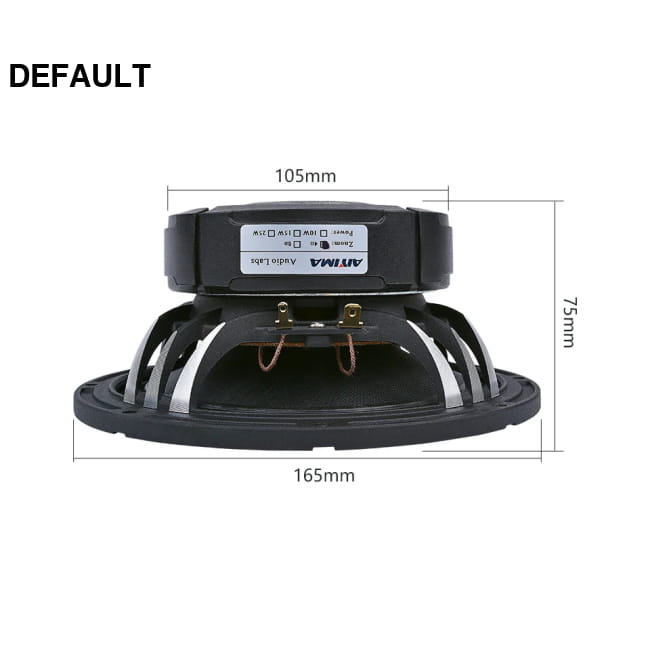 AIYIMA 6.5 Inch Car Horn Audio Midrange Bass Speakers 4 8 Ohm Speaker Subwoofers & Enclosures and Electronics