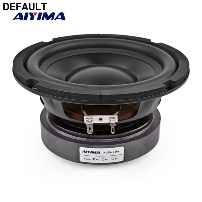AIYIMA 6.5 Inch Subwoofer Speakers Home Theater Car Audio 4 Ohm Subwoofers & Enclosures and Electronics