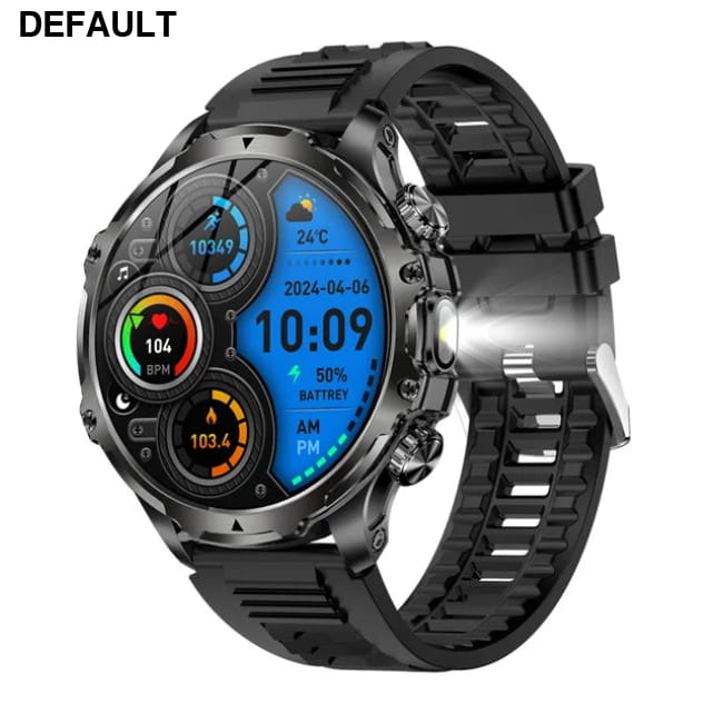 AK75 Smart Watch Flashlight Men Outdoors Sports Fitness black Watches Best Selling Products