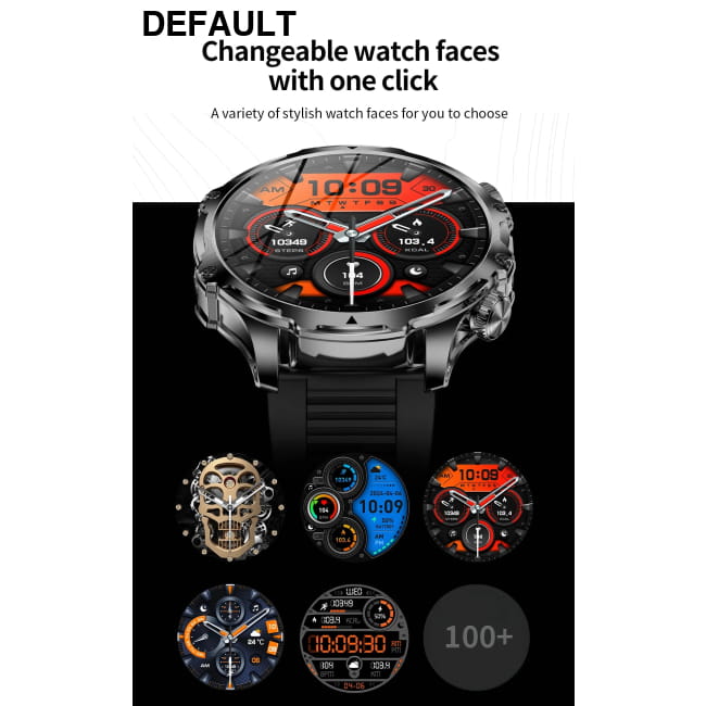 AK75 Smart Watch Flashlight Men Outdoors Sports Fitness Watches Best Selling Products