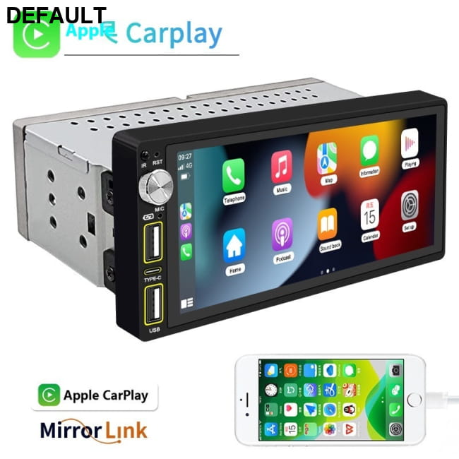 All-in-one Bluetooth Rear View Car Player 6087 Wired Carplay DVD GPS Players Best Selling Products Motor Vehicle A/V &