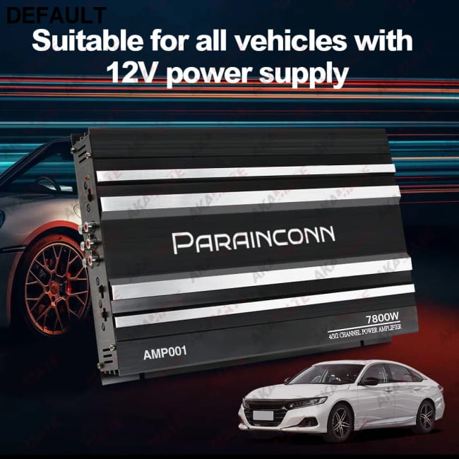 Amplifier for Car Audio High Power 4 Channel 12V Digital Amplifiers Motor Vehicle