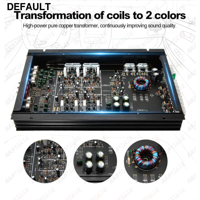 Amplifier for Car Audio High Power 4 Channel 12V Digital Amplifiers Motor Vehicle