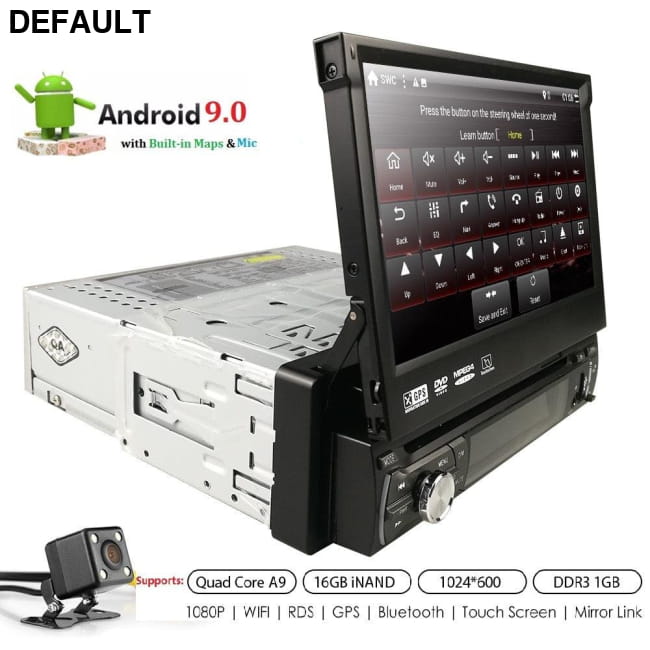 Android 9 1 din Car dvd Player Auto Radio GPS Navigation 7’’ United States / Quad Core Players Stereo Systems