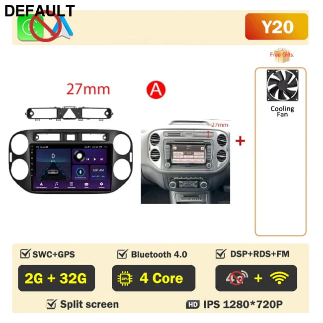 Android Auto Multimedia For VOLKSWAGEN VW GOLF 5 PLUS 2-32G A Car DVD GPS Players