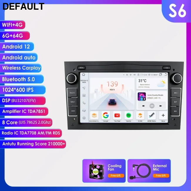 Android Car GPS PLAYER for Opel Astra H J 2004 Vectra B S6 / GERMANY DVD Players Best Selling Products Motor Vehicle
