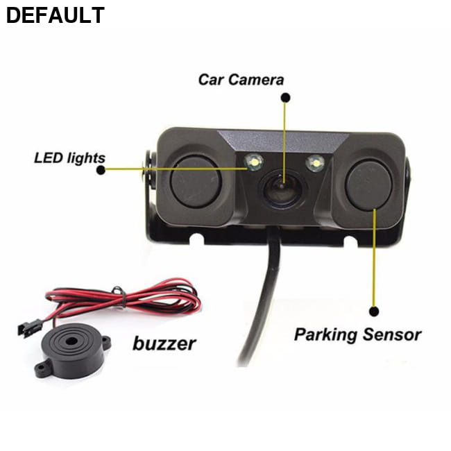 ANLUD PZ451 3 in 1 Car Parking Sensors with Rear Camera LED DVR Cameras Motor Vehicle