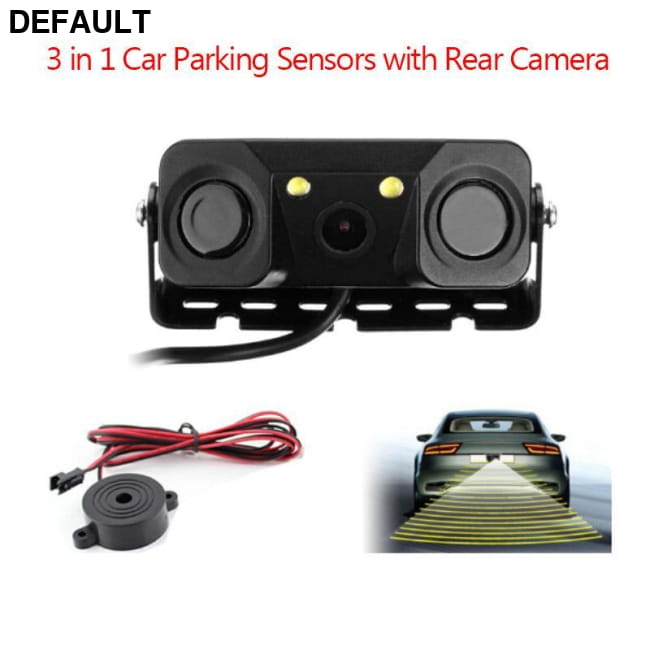 ANLUD PZ451 3 in 1 Car Parking Sensors with Rear Camera LED DVR Cameras Motor Vehicle