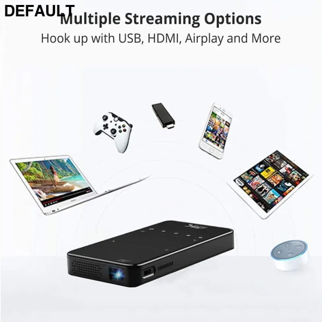 Aome S90 Android Smart DLP Projector Outdoor 4K Mini 3D Home Theater Systems Electronics