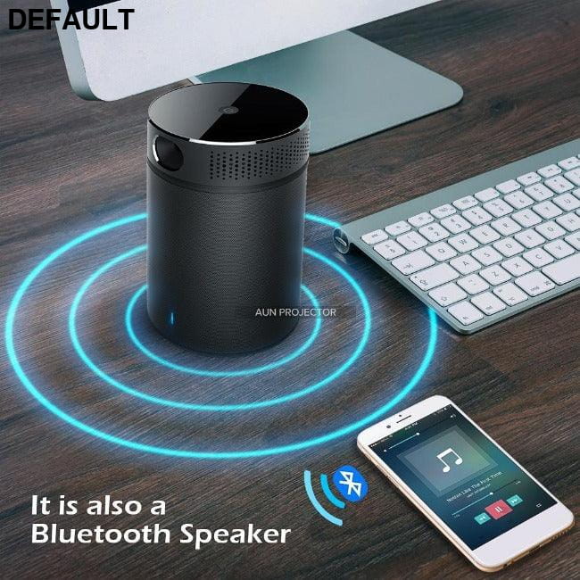 AUN DLP Portable Projector Q8 Set in Android 5.1 WIFI. Mini Bluetooth Speakers Electronics