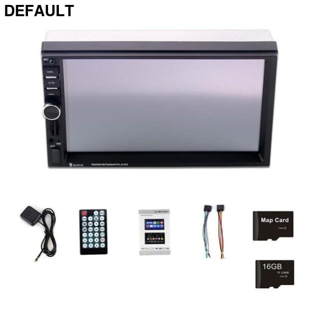 autoradio 2 din gps 7 inch touch screen car radio 3--with map 16g sd DVD Players Electronics