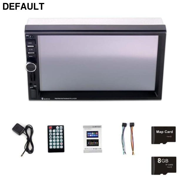 autoradio 2 din gps 7 inch touch screen car radio 2-with map and 8g sd DVD Players Electronics