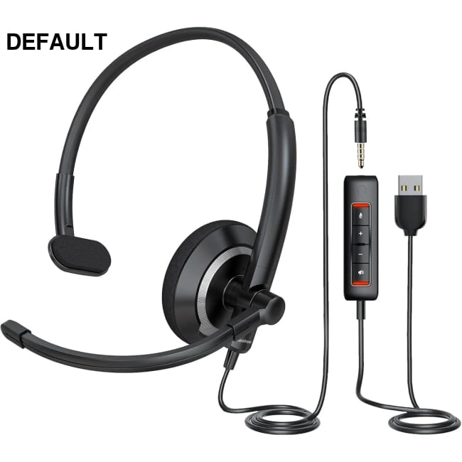 AWATRUE EH05 Wired USB Headset with Microphone Noise 3.5mm single Headphones Headsets