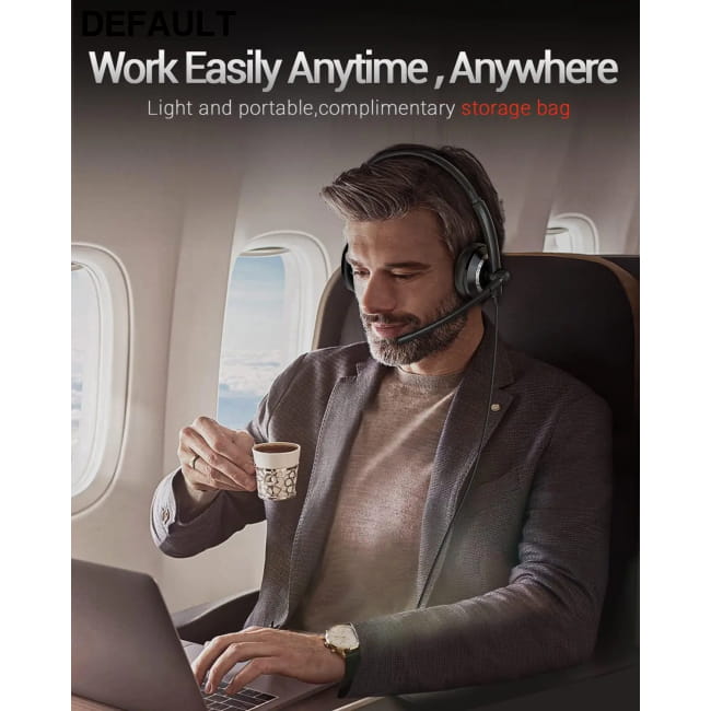 AWATRUE EH05 Wired USB Headset with Microphone Noise Headphones Headsets
