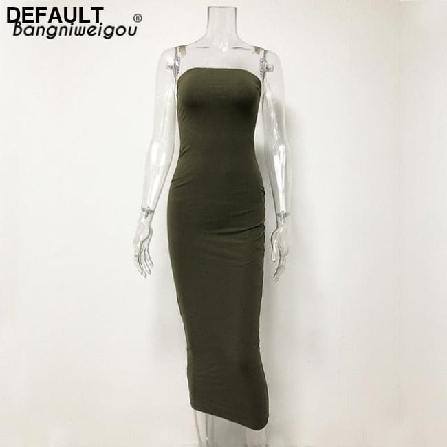 Bangniweigou Sexy Off Shoulder Tube Dress Summer Women Jumpsuits & Rompers Dresses