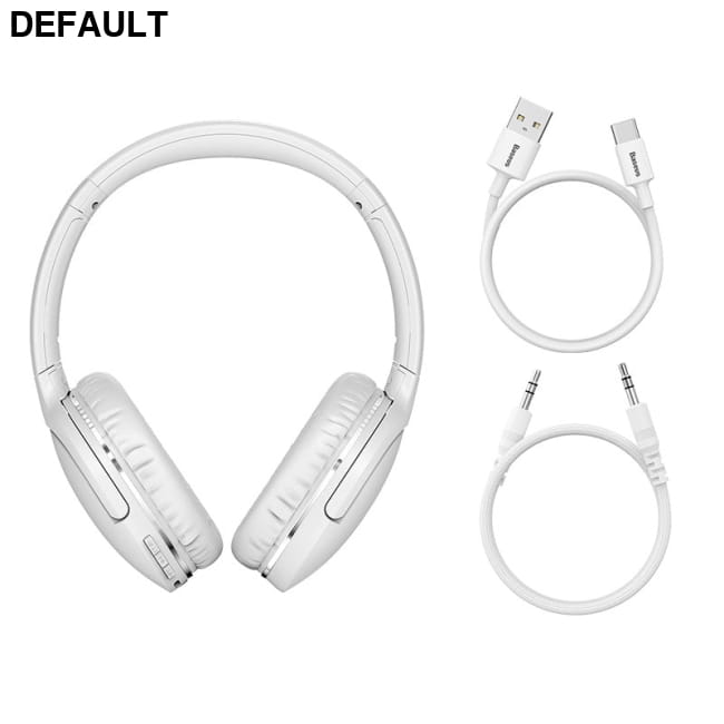 Baseus D02 Pro wireless headphones White / China Over-Ear