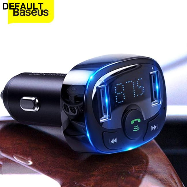 Baseus FM Transmitter Handsfree Bluetooth Car Kit MP3 China / 3.4A Transmitters Electronics