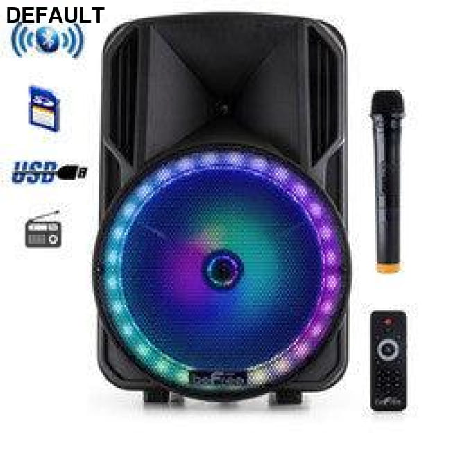 beFree Sound 12 Inch Bluetooth Rechargeable Portable PA Speakers Audio Electronics