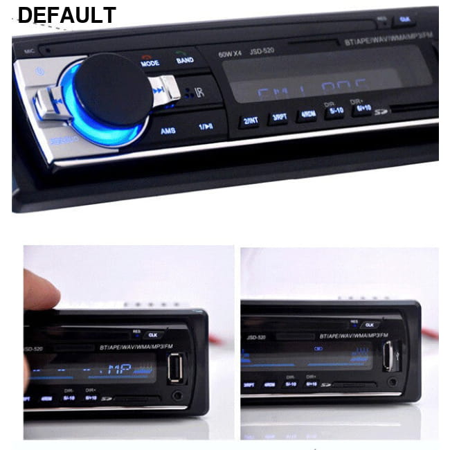 Bluetooth Car Stereo FM Radio MP3 Player USB SD In-Dash Aux default Audio Receiver Motor Vehicle A/V Players & Systems