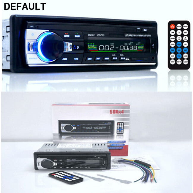Bluetooth Car Stereo FM Radio MP3 Player USB SD In-Dash Aux default Audio Receiver Motor Vehicle A/V Players & Systems