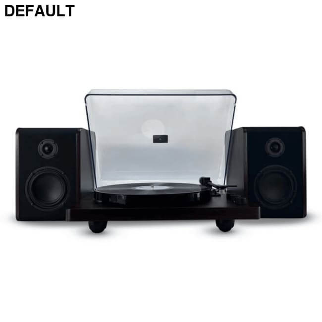 Victor Lincoln Record Player with Stereo Speakers Black / US Home Theater Systems Turntables & Players