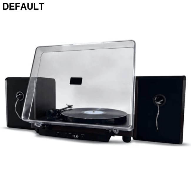 Victor Lincoln Record Player with Stereo Speakers Black / US Home Theater Systems Turntables & Players