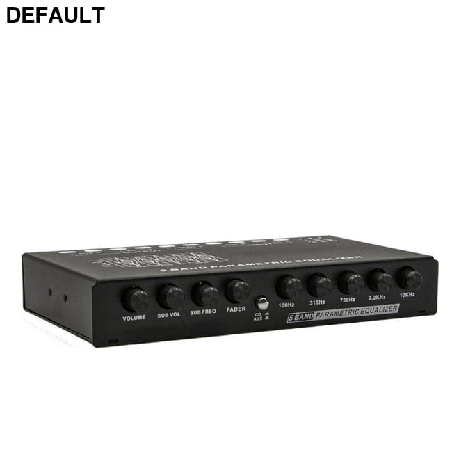 Car Audio EQ Tuning Frequency Division Amplifier EQ5 Black Amplifiers Graphic Equalizers