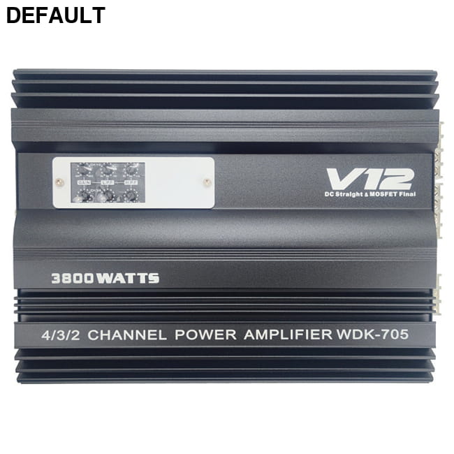 Car Audio High-power Aluminum Alloy Shell Amplifier 705 V12 Amplifiers Motor Vehicle