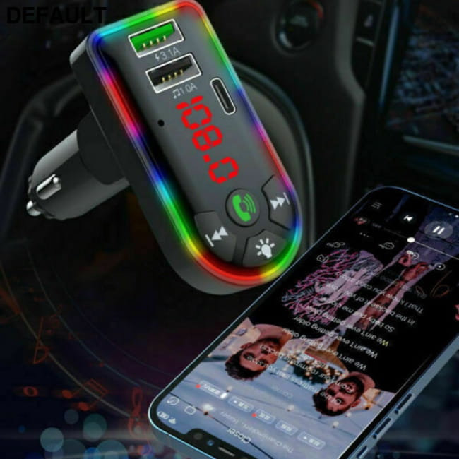 Car Bluetooth 5.0 MP3 Player FM Transmitter Radio 3.1A Fast Transmitters Electronics