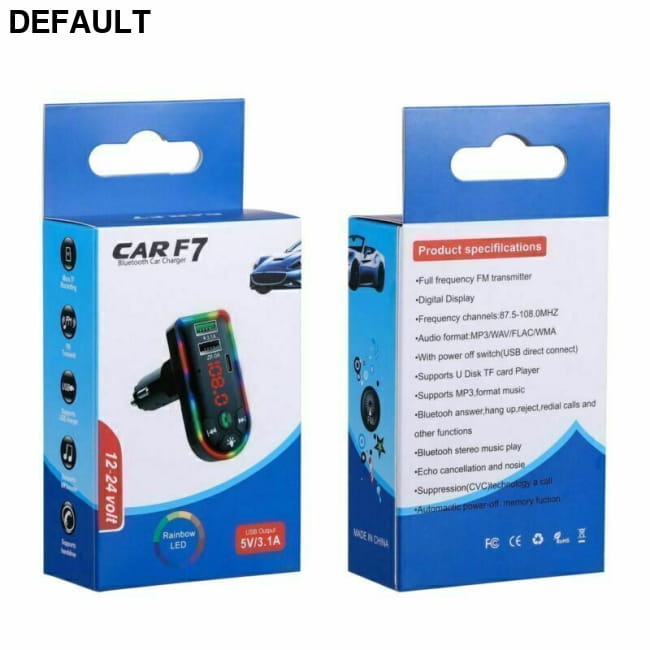 Car Bluetooth 5.0 MP3 Player FM Transmitter Radio 3.1A Fast Transmitters Electronics