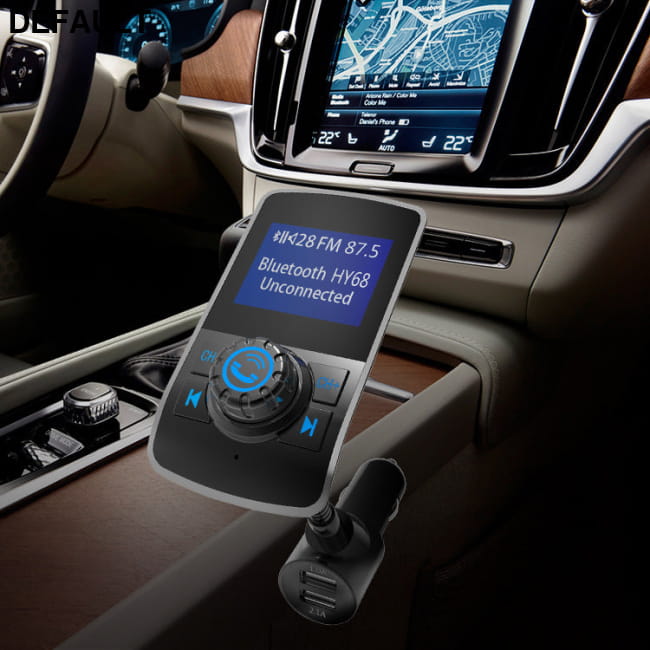 Car Bluetooth Mp3 FM Transmitter Silver / Power Transmitters Electronics