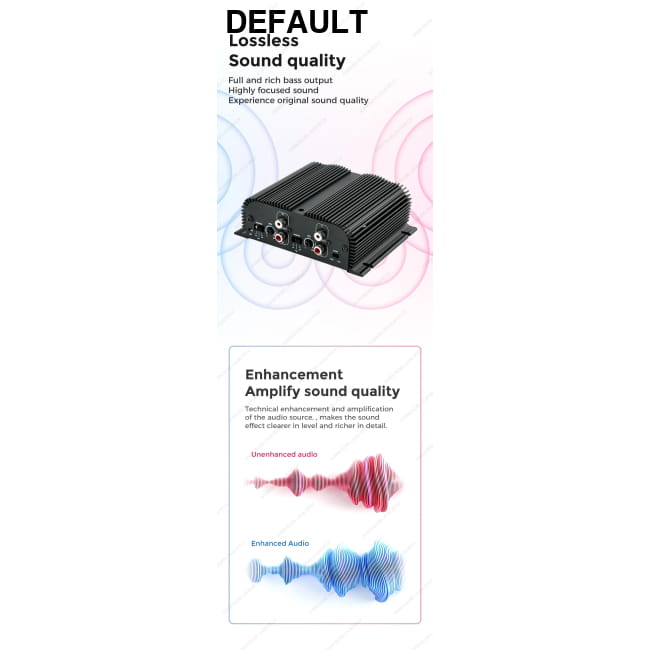 Car Digital Power Amplifier Audio Processor Stereo Amplifiers
