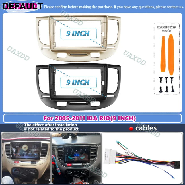 Car Frame for Kia Rio2 Rio 2 2005 06 07 08 09 10 2011 Installation Kit Best Selling Products Motor Vehicle A/V Players