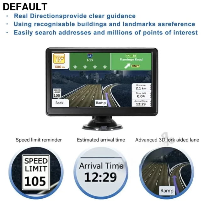 Car GPS Navigation System 5/7/8-inch Touch Screen 8G + 256M DVD Players 8G + 256M Audio Components