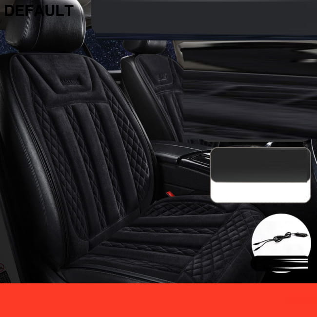 Car heated seat cushion winter single electric Black flannel Accessories Motor Vehicle Interior Fittings