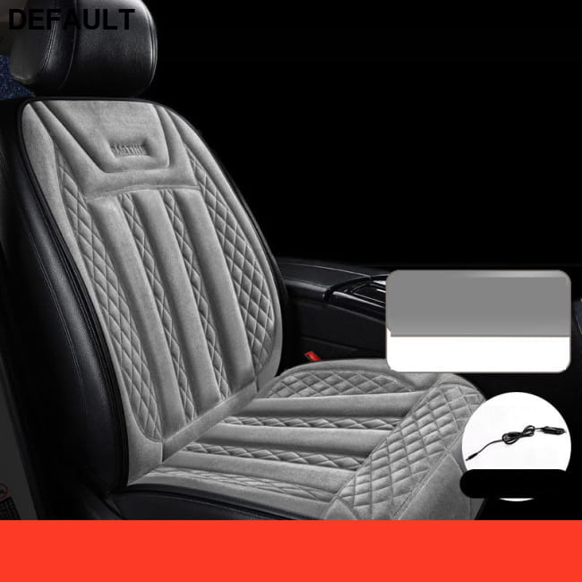 Car heated seat cushion winter single electric Gray flannel Accessories Motor Vehicle Interior Fittings