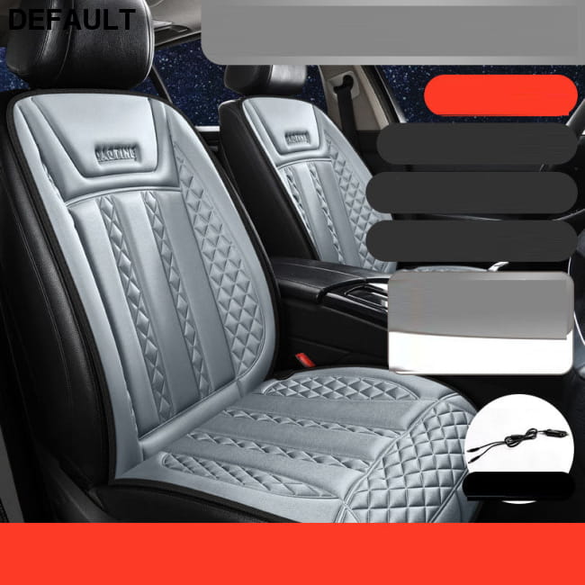 Car heated seat cushion winter single electric Main and auxiliary dual gray Accessories Motor Vehicle Interior Fittings